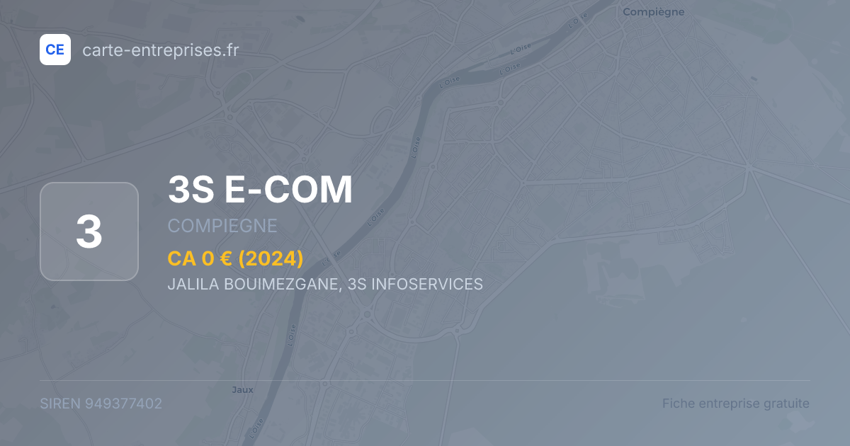 3S E-COM — 949377402 — fiche entreprise
