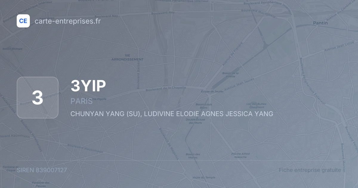 3YIP — 839007127 — fiche entreprise