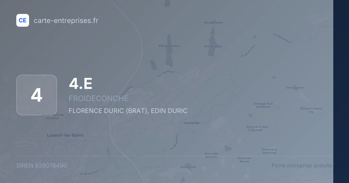 4.E — 938078490 — fiche entreprise