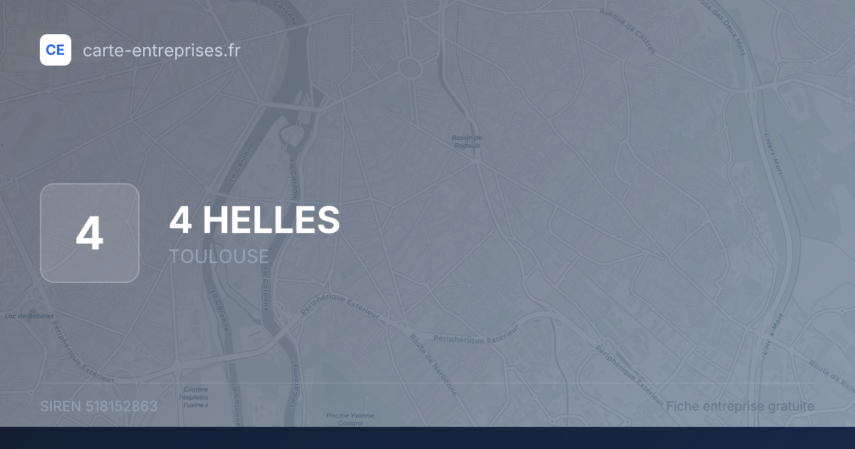 4 HELLES — 518152863 — fiche entreprise