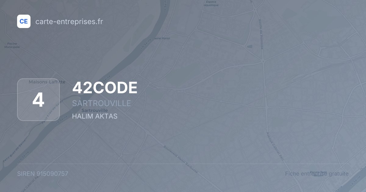 42CODE — 915090757 — fiche entreprise