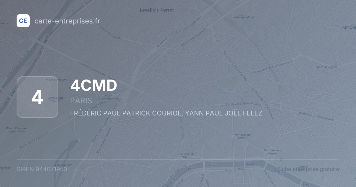 4CMD — 944071950 — fiche entreprise
