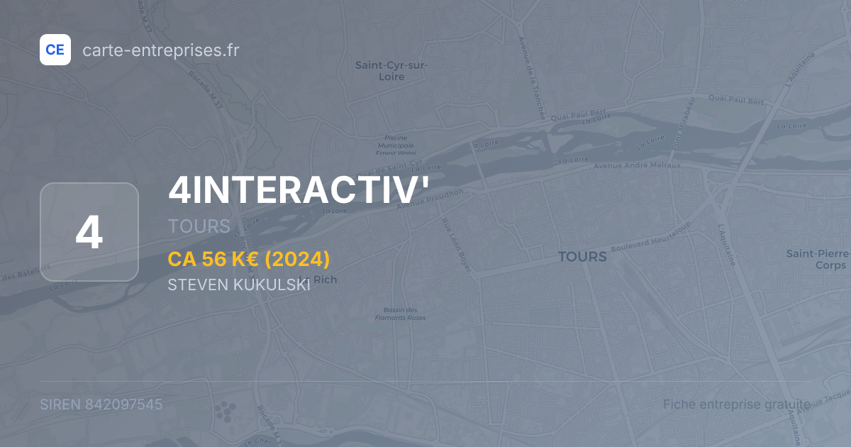 4INTERACTIV' — 842097545 — fiche entreprise