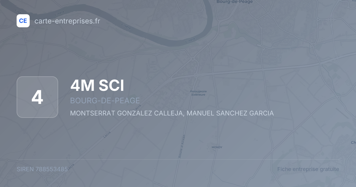 4M SCI — 788553485 — fiche entreprise