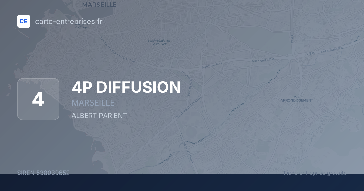 4P DIFFUSION — 538039652 — fiche entreprise