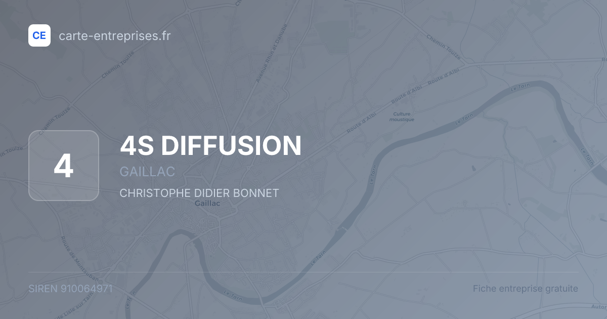 4S DIFFUSION — 910064971 — fiche entreprise