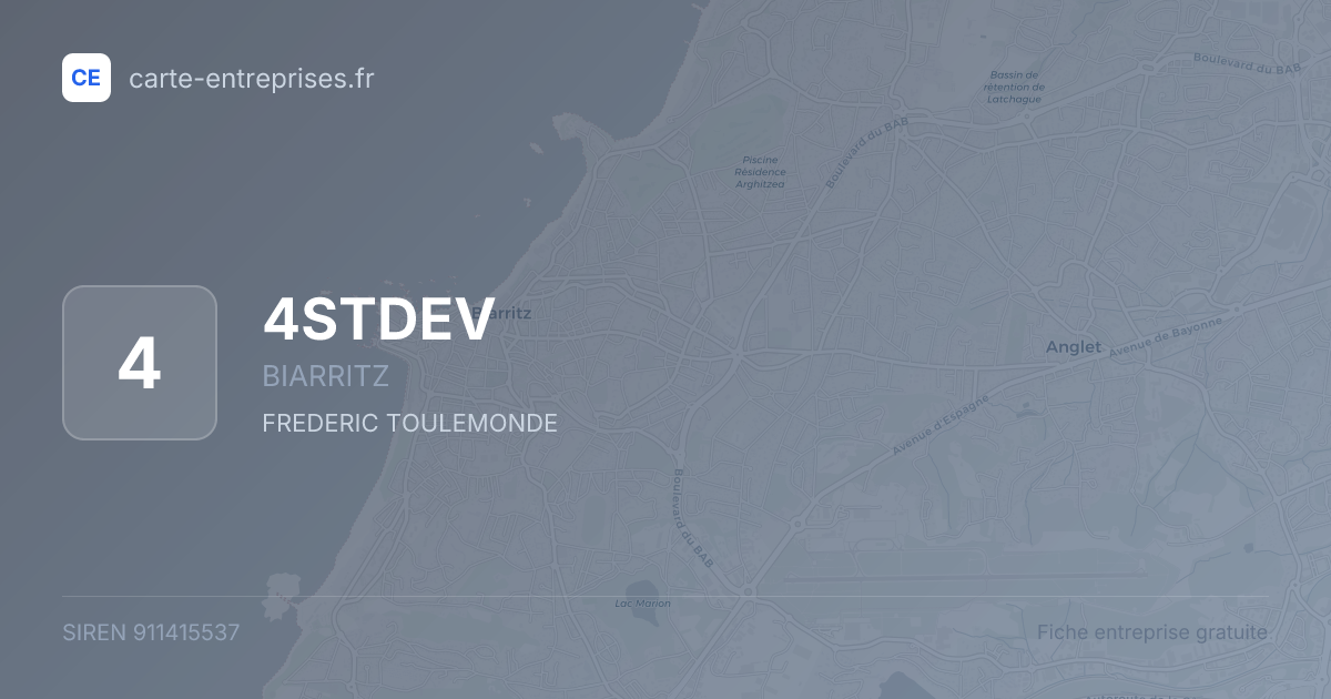 4STDEV — 911415537 — fiche entreprise