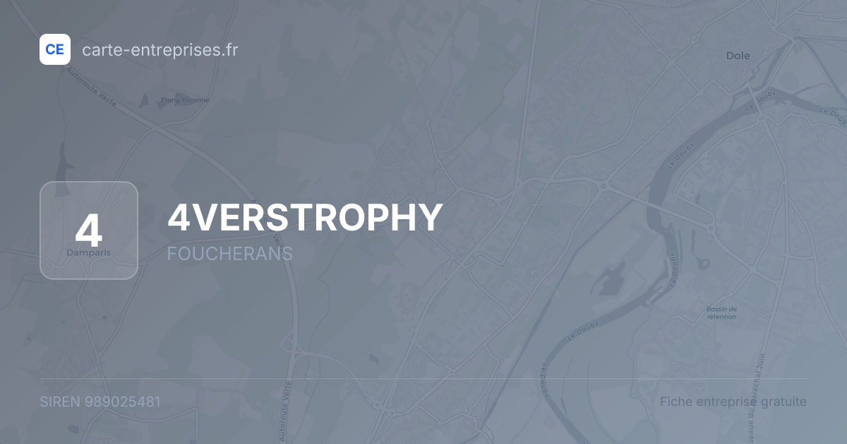 4VERSTROPHY — 989025481 — fiche entreprise