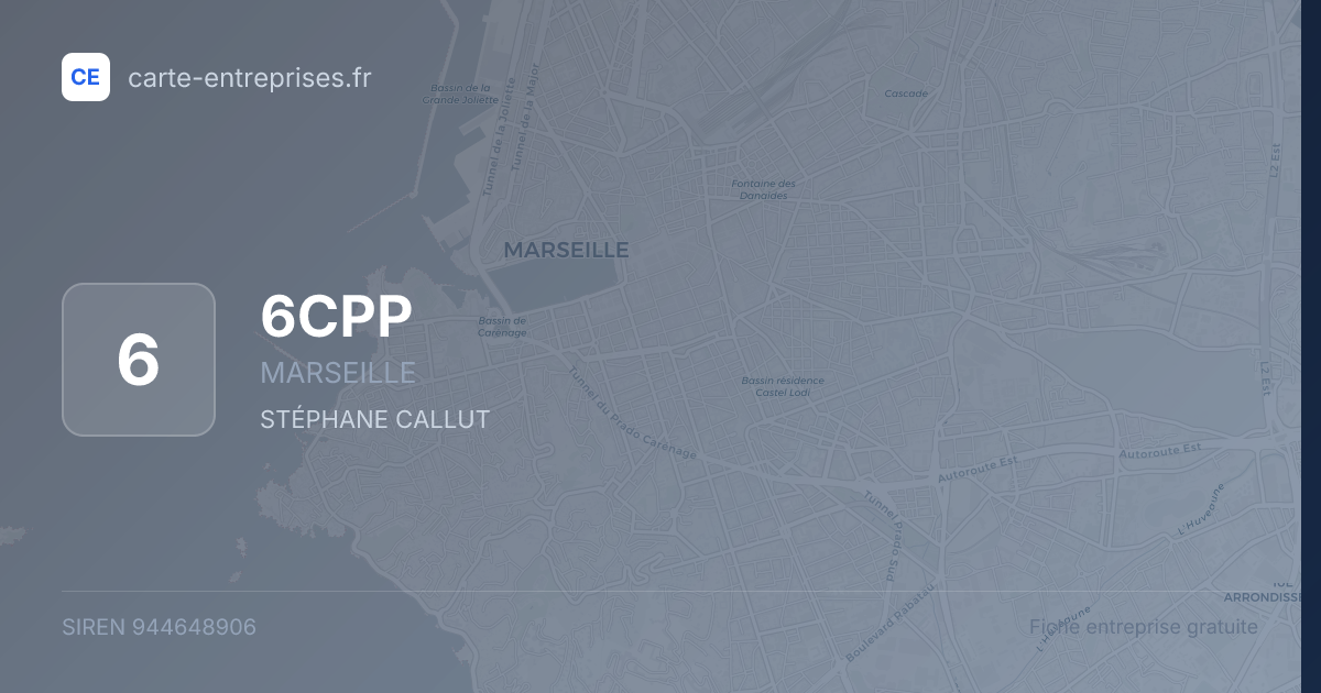 6CPP — 944648906 — fiche entreprise