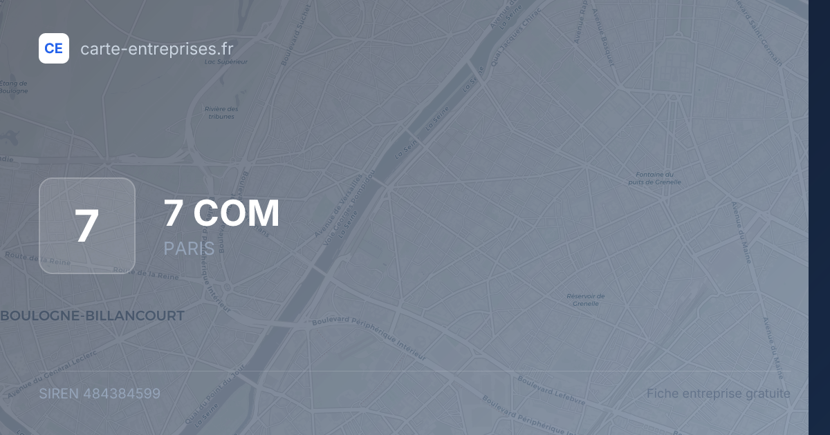 7 COM — 484384599 — fiche entreprise