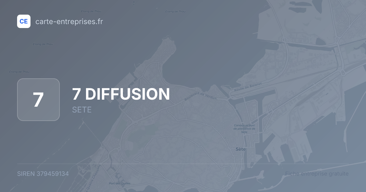 7 DIFFUSION — 379459134 — fiche entreprise