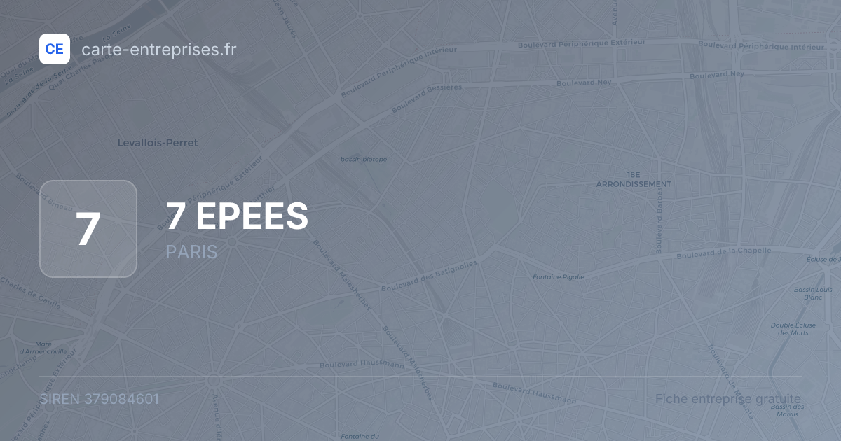 7 EPEES — 379084601 — fiche entreprise