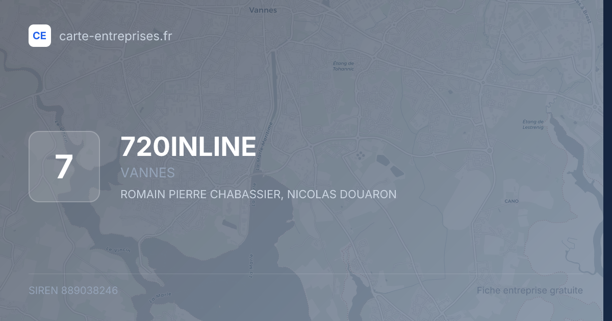 720INLINE — 889038246 — fiche entreprise