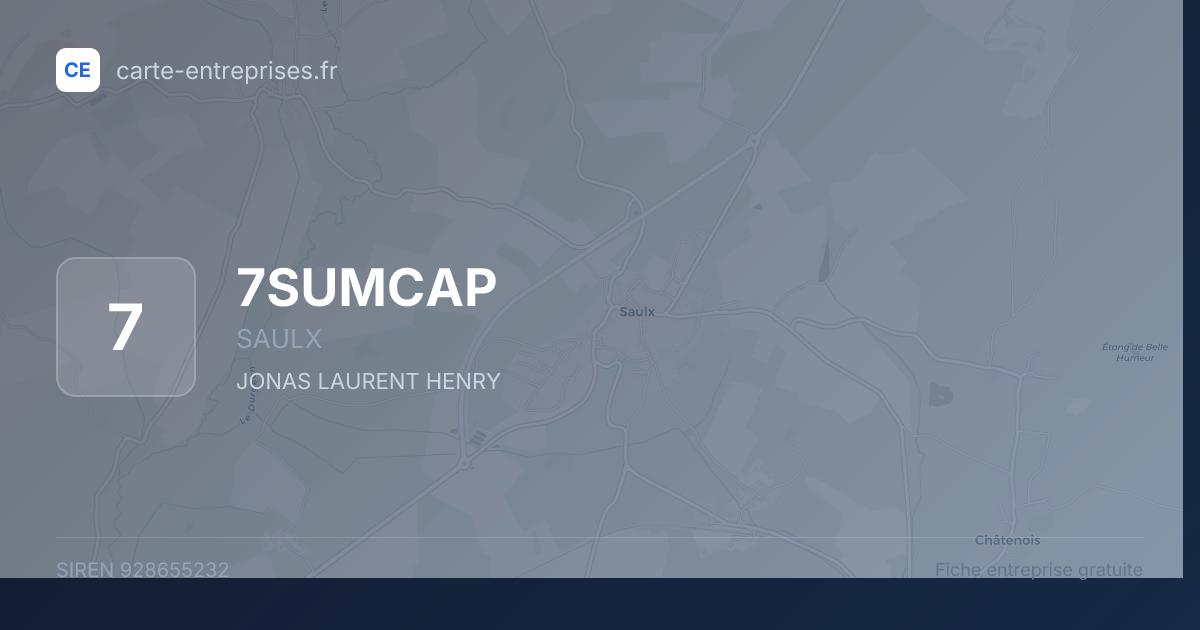7SUMCAP — 928655232 — fiche entreprise
