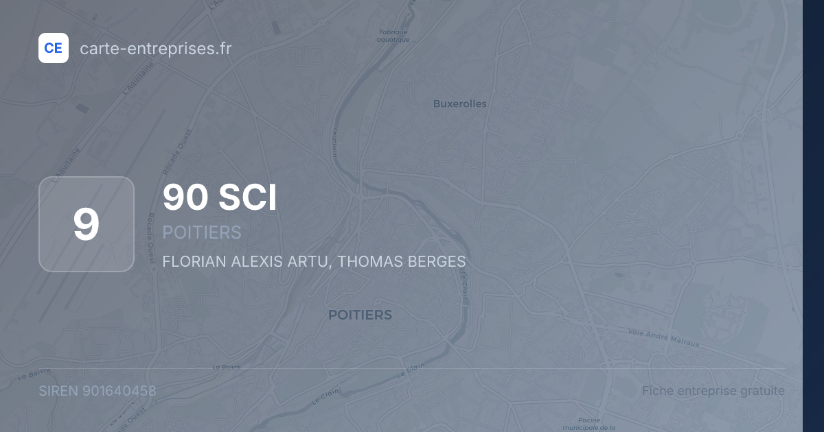 90 SCI — 901640458 — fiche entreprise