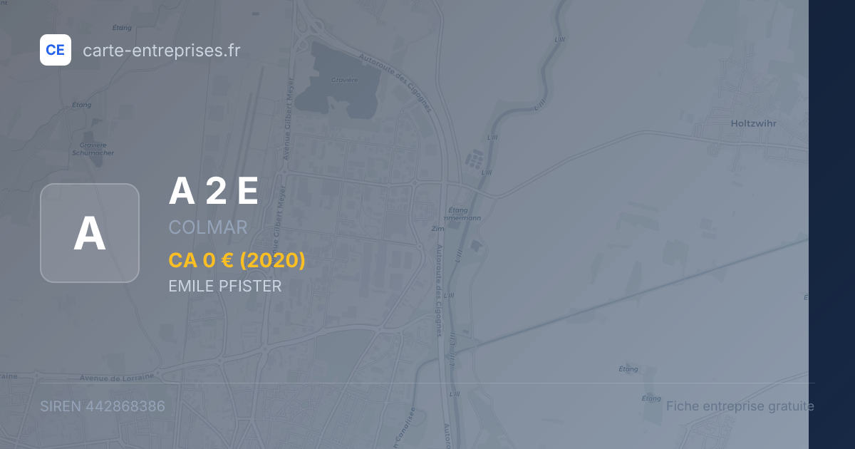 A 2 E — 442868386 — fiche entreprise