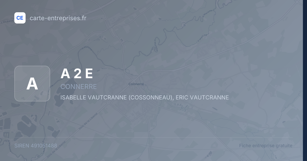 A 2 E — 491051488 — fiche entreprise