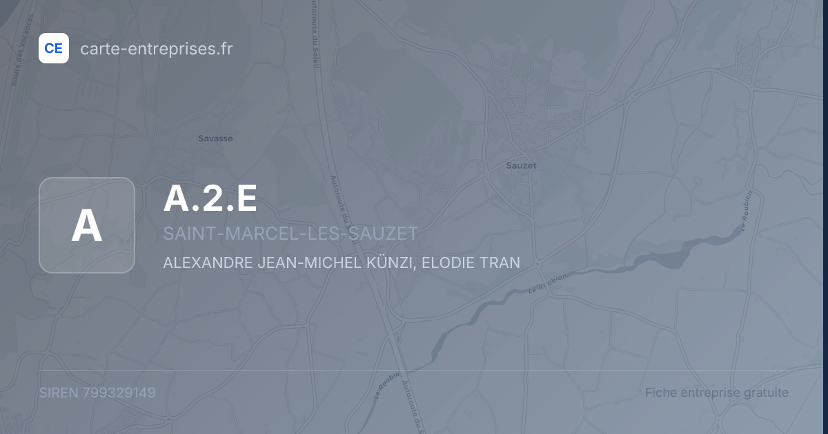 A.2.E — 799329149 — fiche entreprise