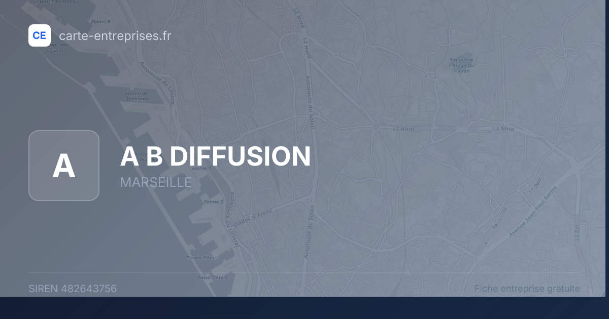 A B DIFFUSION — 482643756 — fiche entreprise