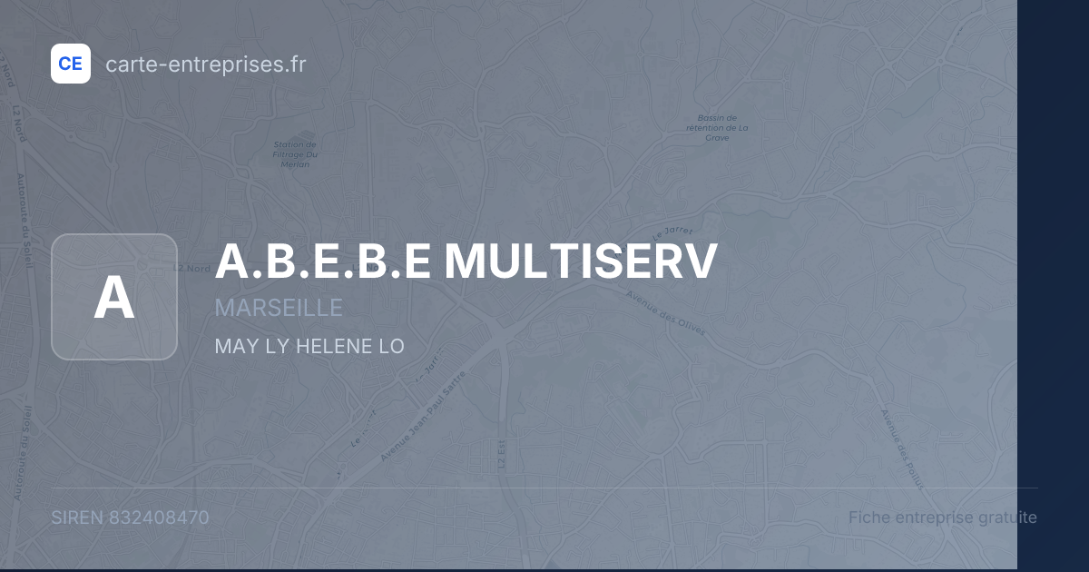 A.B.E.B.E MULTISERV — 832408470 — fiche entreprise