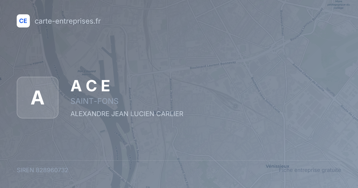 A C E — 828960732 — fiche entreprise