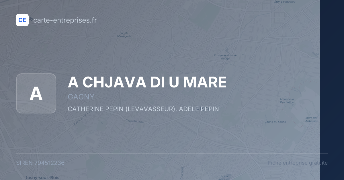 A CHJAVA DI U MARE — 794512236 — fiche entreprise