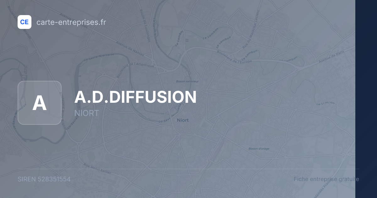 A.D.DIFFUSION — 528351554 — fiche entreprise
