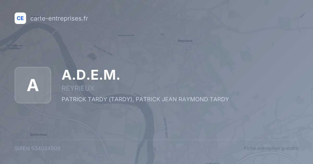 A.D.E.M. — 534024906 — fiche entreprise