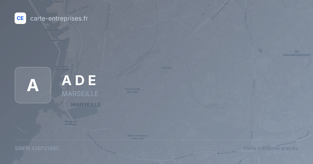 A D E — 429731490 — fiche entreprise