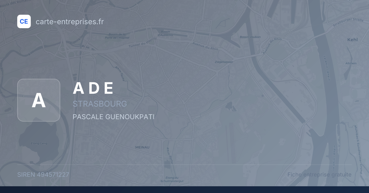 A D E — 494571227 — fiche entreprise