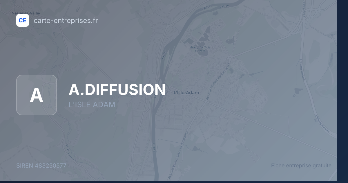A.DIFFUSION — 483250577 — fiche entreprise