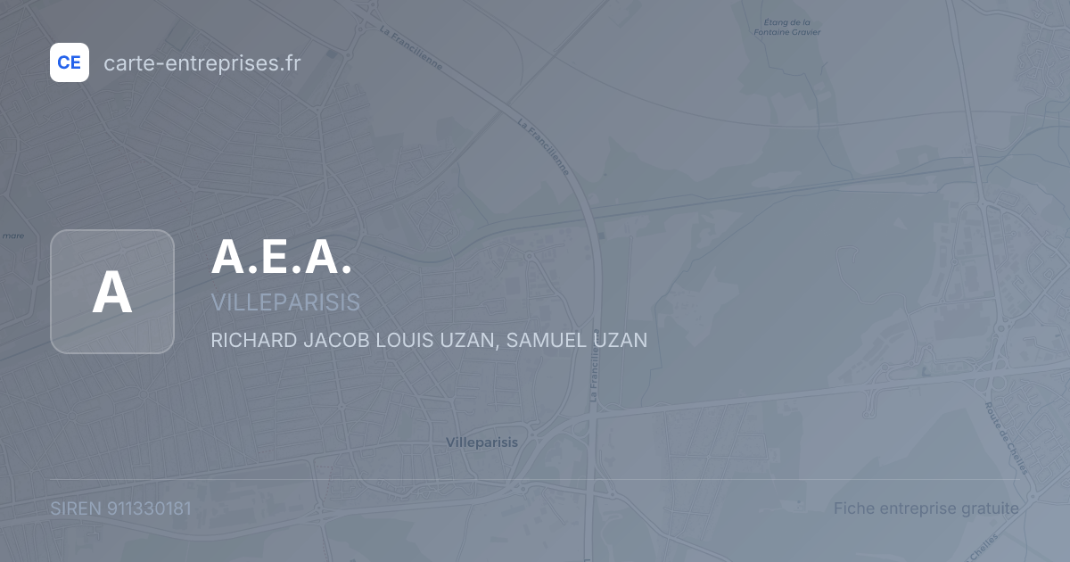 A.E.A. — 911330181 — fiche entreprise
