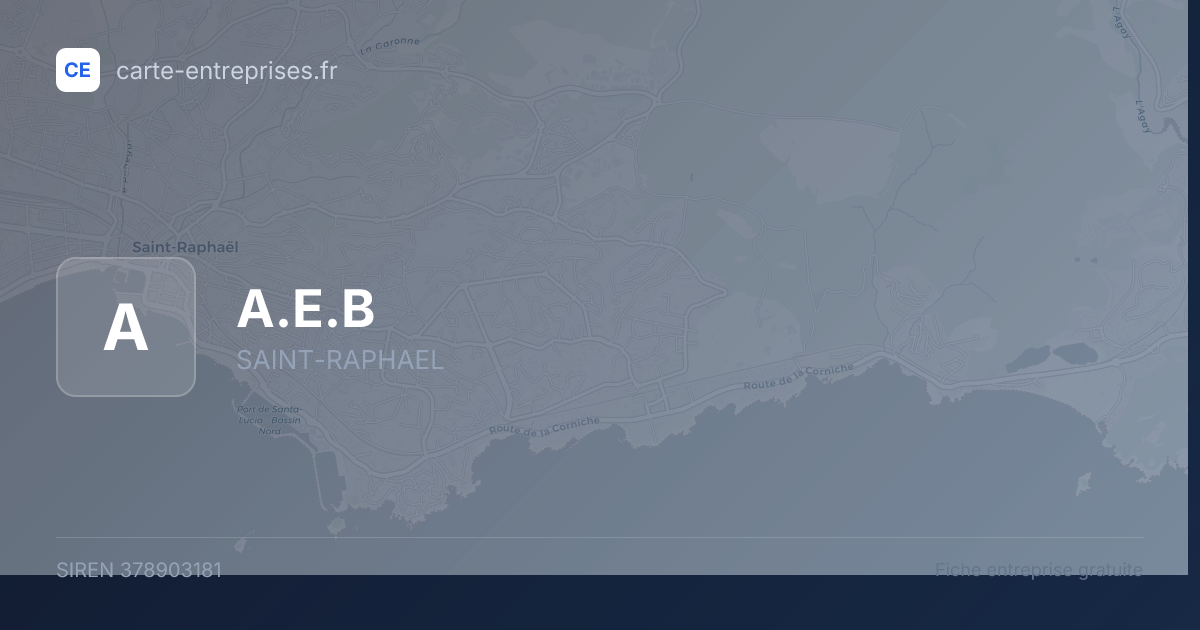 A.E.B — 378903181 — fiche entreprise