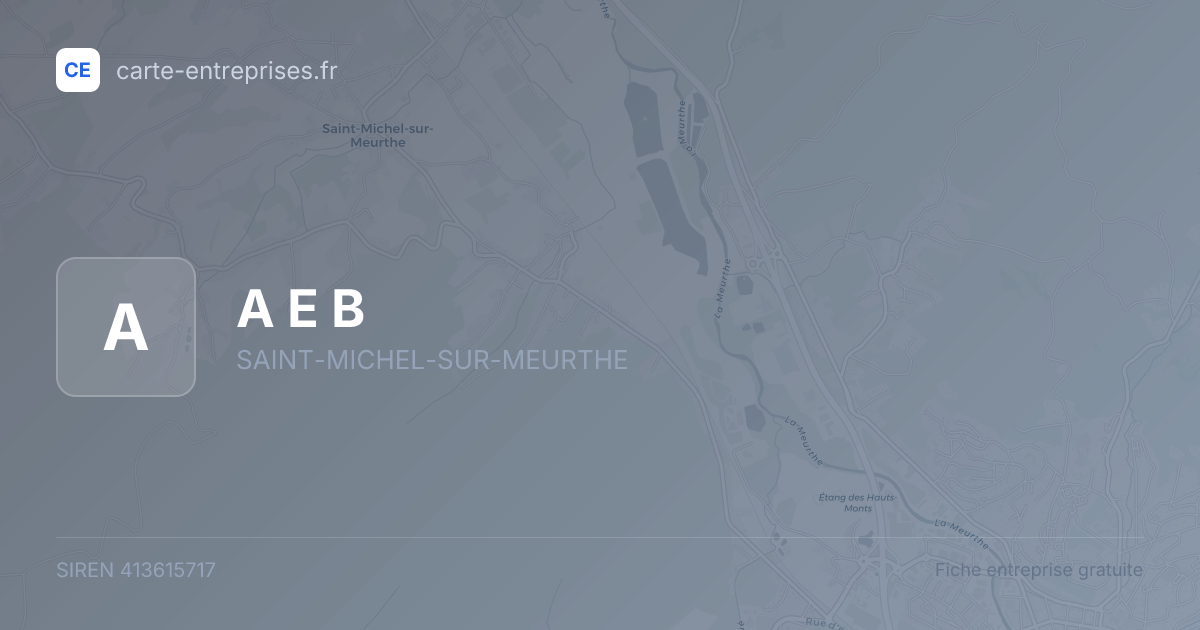 A E B — 413615717 — fiche entreprise