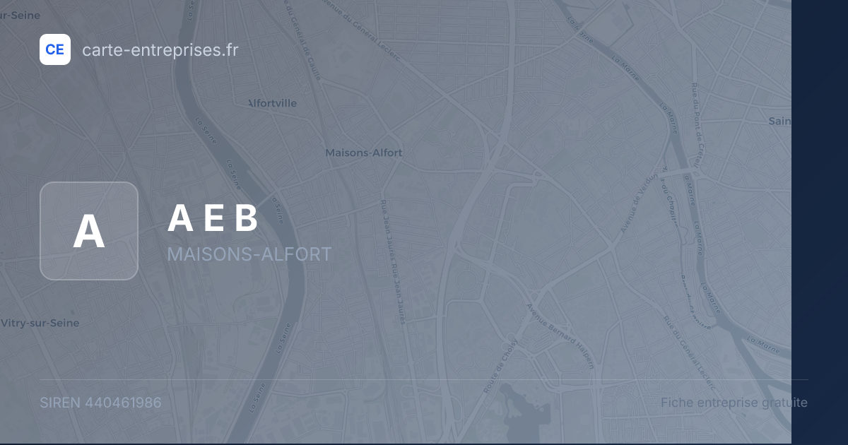 A E B — 440461986 — fiche entreprise