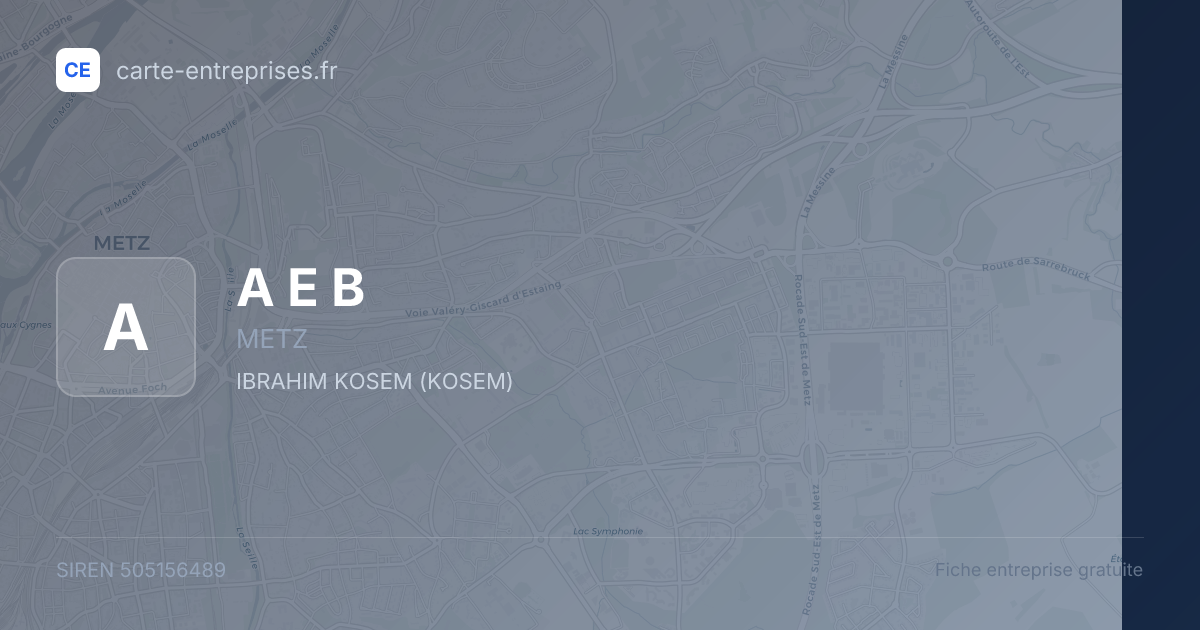 A E B — 505156489 — fiche entreprise