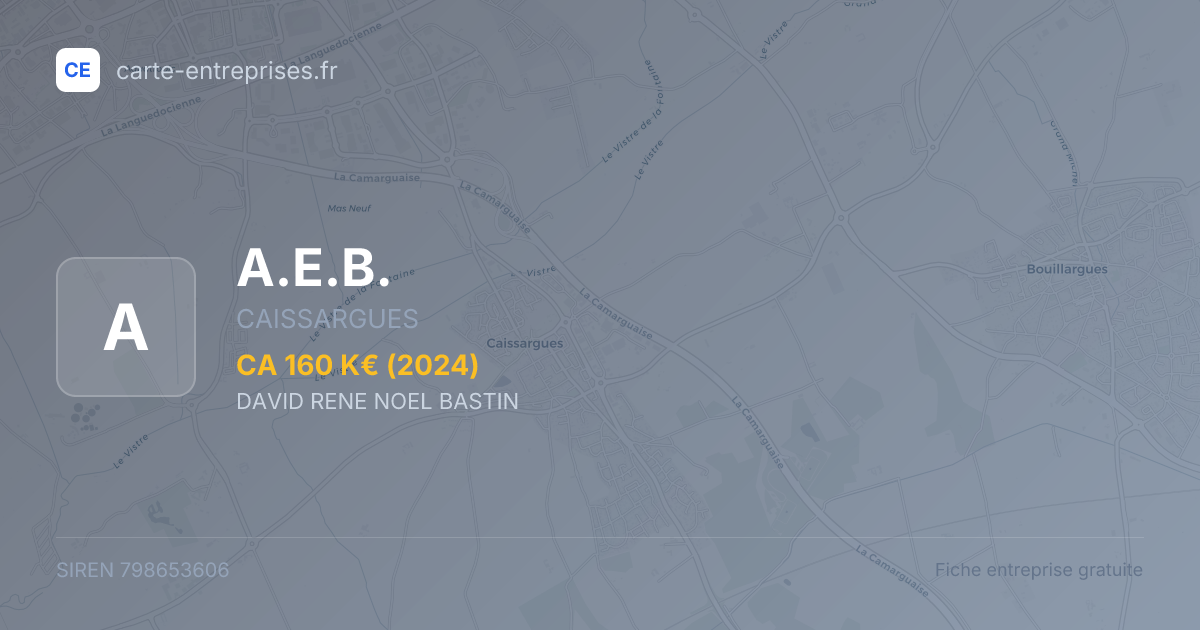 A.E.B. — 798653606 — fiche entreprise