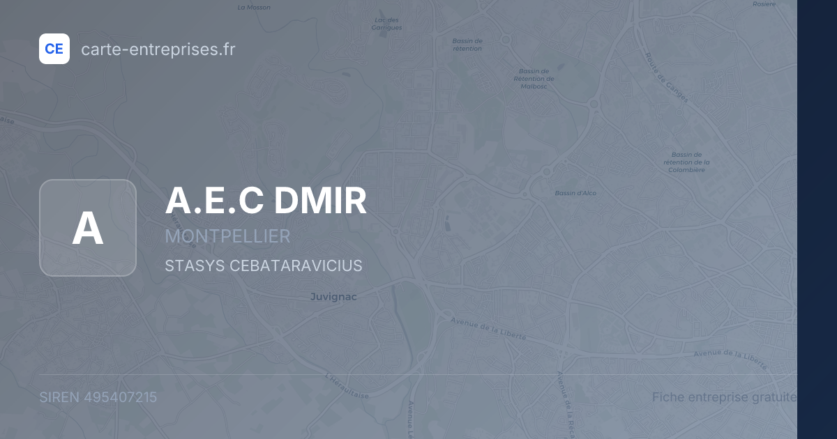 A.E.C DMIR — 495407215 — fiche entreprise
