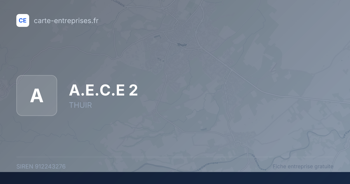 A.E.C.E 2 — 912243276 — fiche entreprise