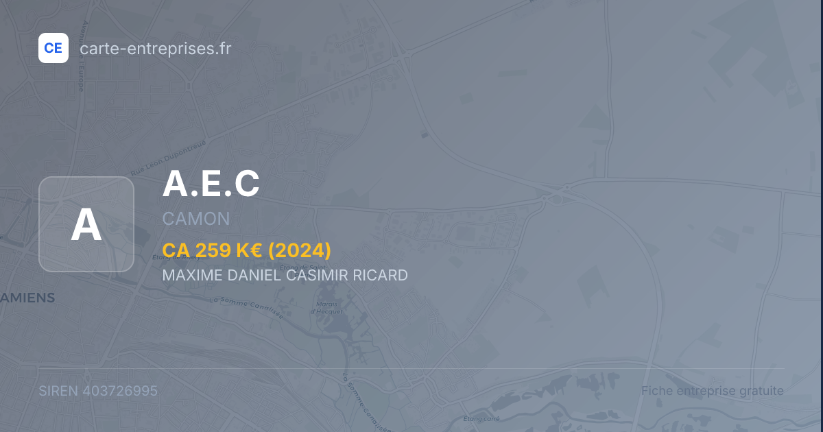 A.E.C — 403726995 — fiche entreprise