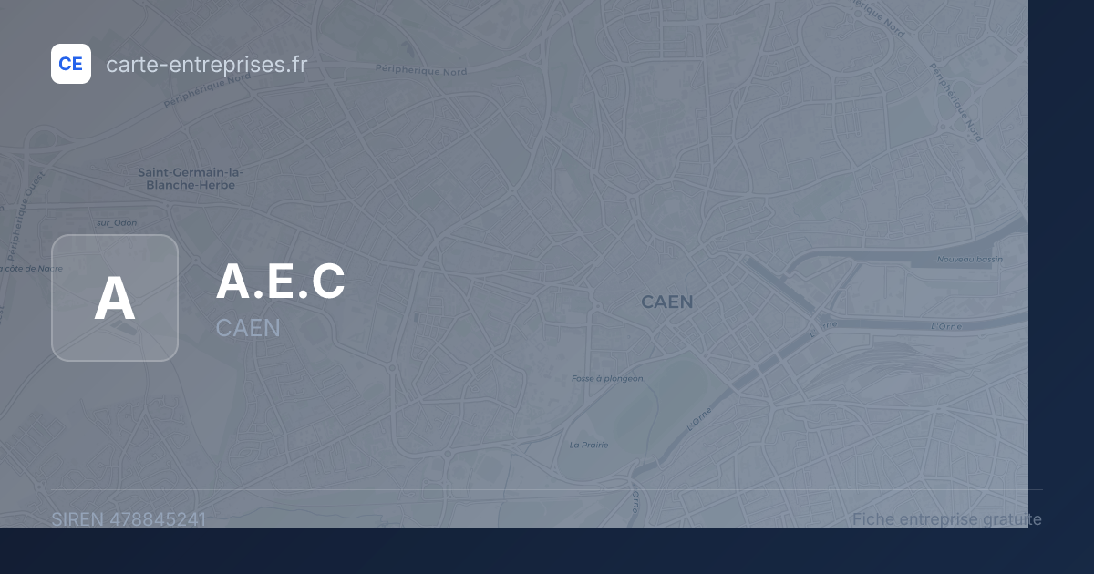 A.E.C — 478845241 — fiche entreprise