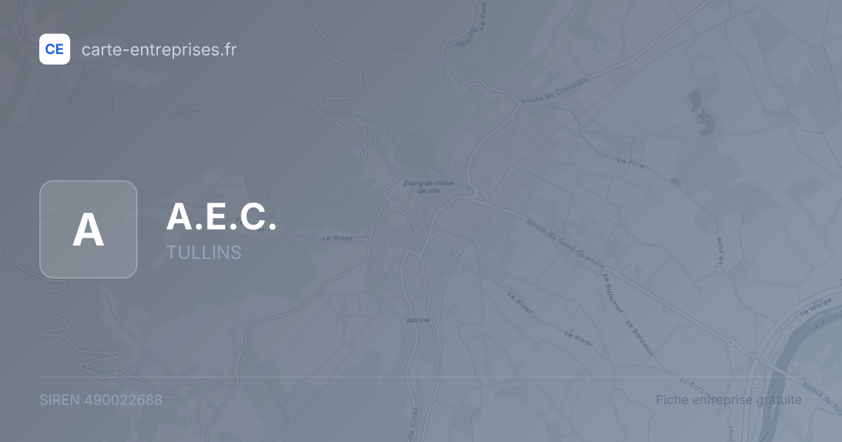 A.E.C. — 490022688 — fiche entreprise