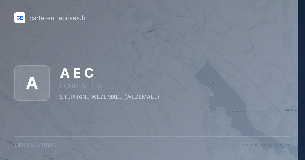 A E C — 503101289 — fiche entreprise