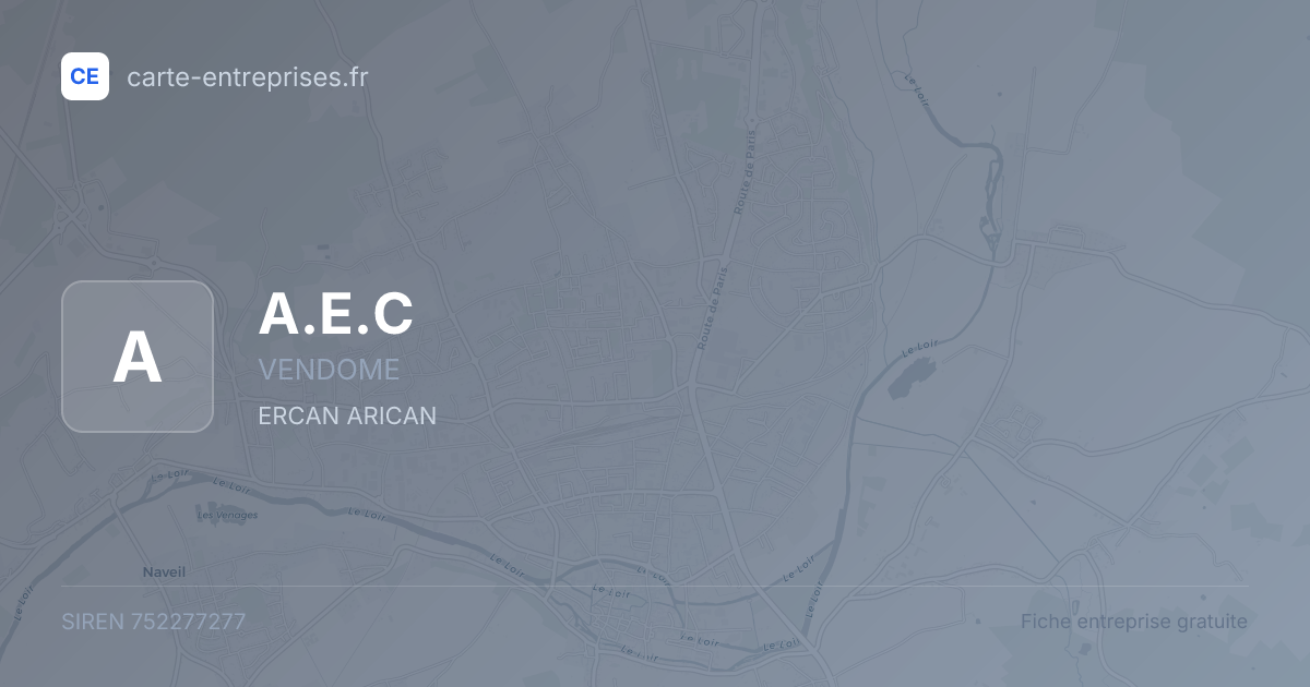 A.E.C — 752277277 — fiche entreprise