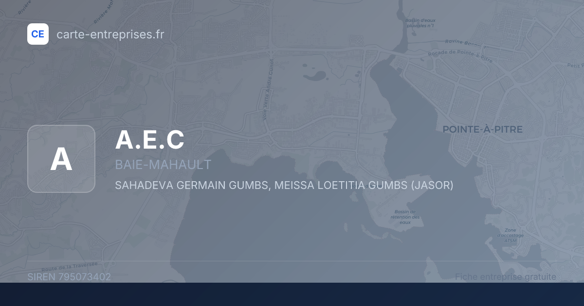 A.E.C — 795073402 — fiche entreprise