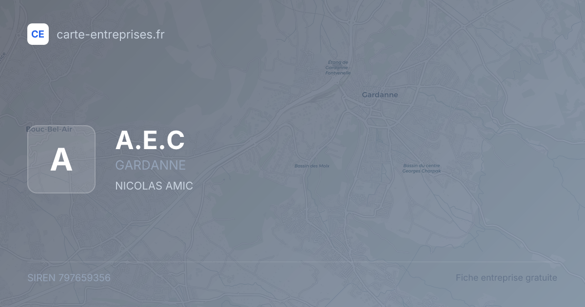 A.E.C — 797659356 — fiche entreprise
