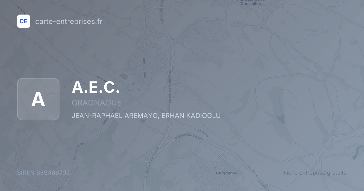 A.E.C. — 889466702 — fiche entreprise