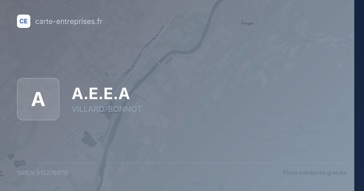 A.E.E.A — 515276970 — fiche entreprise