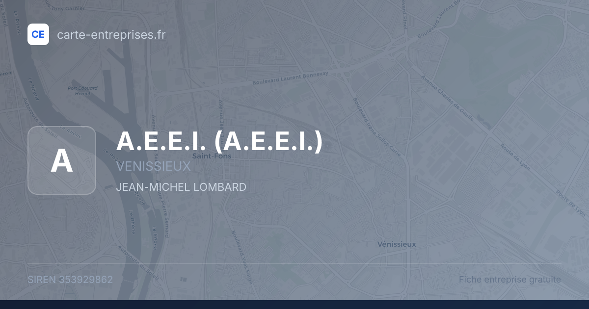 A.E.E.I. — 353929862 — fiche entreprise
