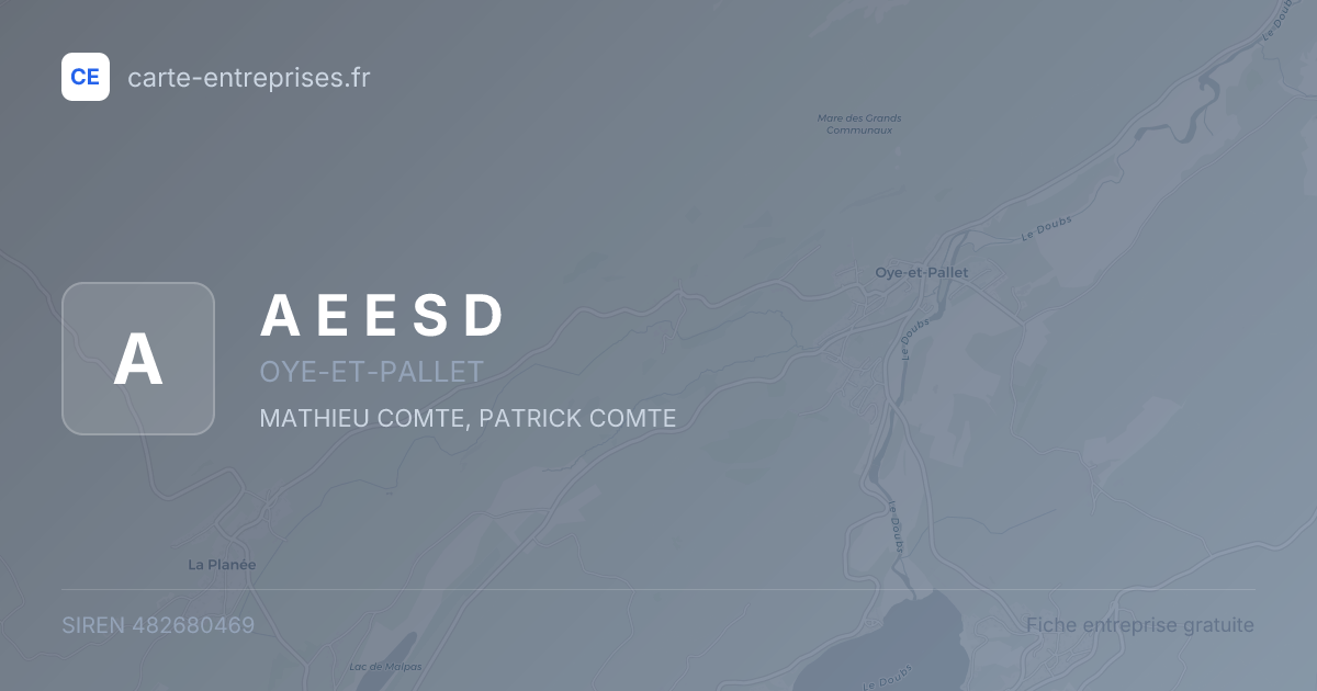 A E E S D — 482680469 — fiche entreprise